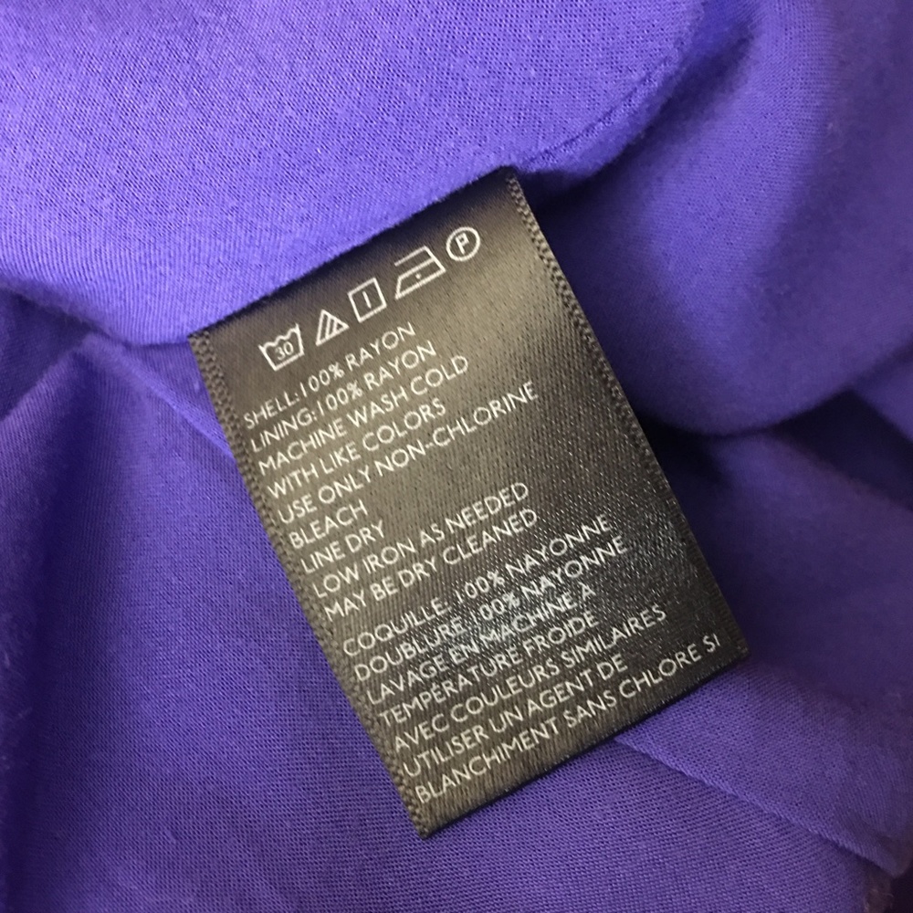 Ecote Urban Outfitters Purple Strappy Sun Dress sz LARGE - Picture 8 of 10